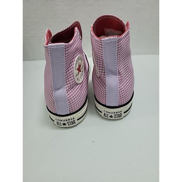 Converse Chuck Taylor All Star High Checkered Unisex - Vapor Violet Size W/ 9.5 - Picture 3 of 7